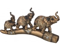 Фигурка «три слона» 32*6,5*16 см. серия «махараджи»  (кор=6шт.)