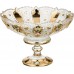 Фруктовница на ножке «lefard gold glass» диаметр=25 см. высота=17 см. (кор=6шт.)