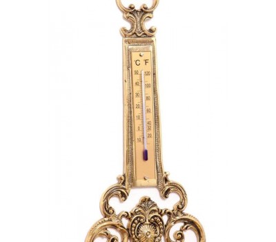 Часы настенные с термометром (кварцевые) 81*24 см.