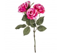 Цветок искусственный «розовая роза» длина= 38см. (кор=1шт.)