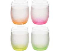 Набор стаканов из 4 шт «neon frozen» 300 мл.