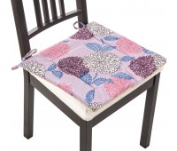 Сиденье для стула «астра», цвет фиолетовый, 40*40 см, 100% полиэстер (кор=50шт.)