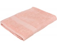 Полотенце с жаккард. б 90*160 см, 100% хлопок, плотность 450 г/м2 цвет пепельно розовый (кор=25шт.)