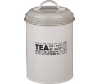 Емкость для сыпучих продуктов «boston» agness  «чай» диаметр=11 см высота=15 см