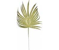 Изделие декоративное «пальмовый лист» длина=27см. салатовый (кор=400шт.)