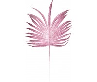 Изделие декоративное «пальмовый лист» длина=27см. розовый (кор=200шт.)