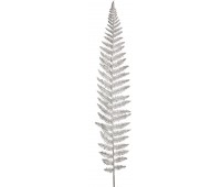Изделие декоративное «пальмовый лист» длина=70см. серебро (кор=300шт.)