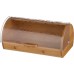 Хлебница agness «кантри» деревянная с пластиковой крышкой 36*21*17 см. (кор=4шт.)