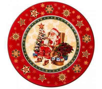 Тарелка «christmas collection» диаметр=21 см высота=1,6 см (кор=18шт.)