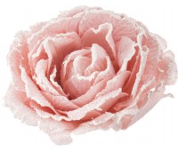 Цветок искусственный «роза» диаметр=15 cm на клипсе (мал=48шт./кор=480шт.)