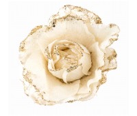 Цветок искусственный «роза» диаметр=15 cm. на клипсе (мал=48шт./кор=480шт.)