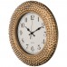 Часы настенные кварцевые «italian style» диаметр=38 см. цвет: античное золото циферблат диаметр=24 с