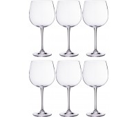 Набор бокалов для вина из 6 шт. «esta/fulica» 670 мл высота=23 см (кор=8набор.)