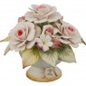 Декоративная корзина с цветами «розы» 15*15*13 см.