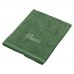 Полотенце махровое «иван» 50*90 см. 100% хлопок зелёный