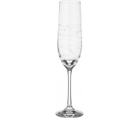 Набор бокалов для шампанского из 6 шт. «виола микс» 190 мл. высота=24 см. (кор=8набор.)