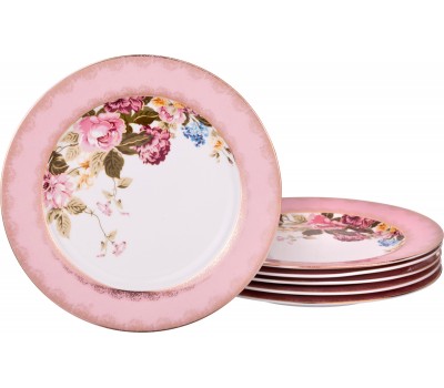 Набор десертных тарелок из 6 шт. диаметр=20 см. (кор=8набор.)