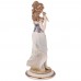 Статуэтка декоративная «девушка с флейтой» 15*15 см. высота=37 см.