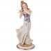 Статуэтка декоративная «девушка с флейтой» 15*15 см. высота=37 см.