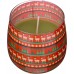 Ароматическая свеча в стакане диаметр=8 см. высота=7 см. цвет зеленый