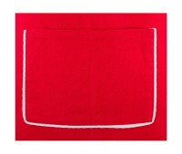 Фартук декоративный «пони», красный, 100% хлопок 48x62 см