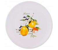 Тарелка десертная «итальянские лимоны» 20,3*20,3*2 см (кор=48 шт.)