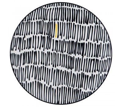Тарелка подстановочная «черно-белое» диаметр=27 см. коллекция «vogue» (мал=6шт./кор=36шт.)