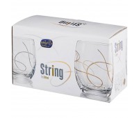 Набор стаканов «string» из 2 шт. 300 мл. (кор=24набор.)