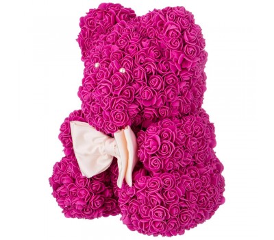 Декоративное изделие«медвежонок из роз» 40 см