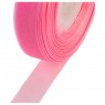 Лента атласная, розовая, ширина=0,7 см длина=227,5 м. (5боб*45,5м)