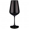 Набор бокалов для вина «sandra sprayed black» из 6 шт. 450 мл. высота=24 см. (кор=8набор.)