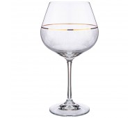Набор бокалов для вина «viola elegance» из 6 шт. 570 мл. высота=21 см. (кор=8набор.)