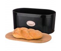 Хлебница 2 в 1 agness «черное золото»  34*18*15 см без упаковки (кор=4шт.)