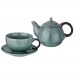 Набор 2 пр. чайник объем 400 мл и чашка объем 329 мл  коллекция «лимаж»(кор=18 наб.)