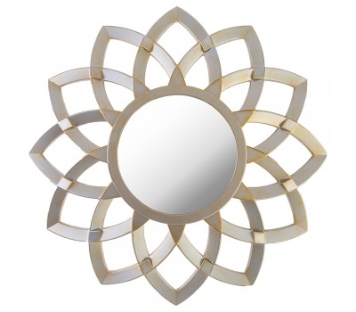 Зеркало настенное «swiss home» диаметр=76 см цвет: серебро (кор=4шт.)