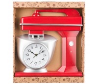 Часы настенные кварцевые «chef kitchen» 39 см цвет:красный (кор=6шт.)