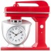 Часы настенные кварцевые «chef kitchen» 39 см цвет:красный (кор=6шт.)