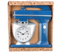 Часы настенные кварцевые «chef kitchen» 39 см цвет:синий (кор=6шт.)