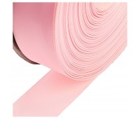 Лента атласная, нежно-розовая ширина=3,8 см, длина=91,4 м.