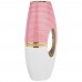 Ваза декоративная «розовая коллекция» 14,5*8,3 см высота=36,5 см (кор=12шт.)