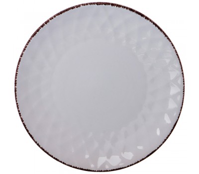 Тарелка десертная 20 см коллекция «мираж» цвет:белое облако (мал-6 шт./кор=36 шт.)