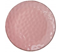 Тарелка десертная 19 см коллекция «отражение» цвет:розовая пудра (мал-6 шт./кор=36 шт.)