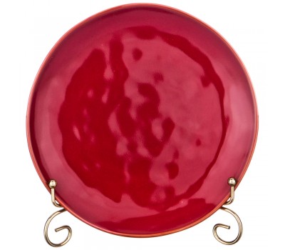 Тарелка закусочная «concerto»диаметр 20,5 см винный красный (кор=20шт.)