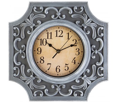 Часы настенные кварцевые «royal house» диаметр=30 см (кор=6шт.) циферблат 16 см