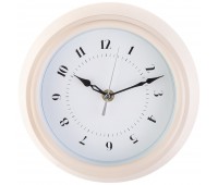 Часы настенные кварцевые «lovely home» диаметр 22 см цвет:белый циферблат 15,5 см (кор=6шт.)