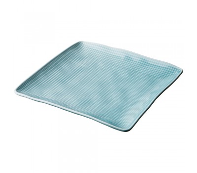 Тарелка закусочная квадратная «concept» 18 см голубой (кор=24шт.) мал.уп. 4 шт