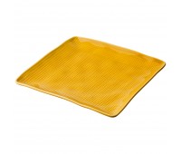 Тарелка закусочная квадратная «concept» 18 см желтый (кор=24шт.) мал.уп. 4 шт