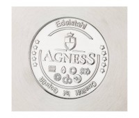 Кастрюля agness professional  высококачественная нерж сталь 18/10,  16x10 см 2 л
