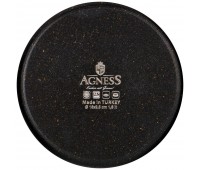 Ковш agness  «черное золото» 16x9,5 см 1,6 л антипригарное покрытие