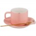 Чайный набор «break time» на 1пер. 3пр. 200мл, розовый (кор=45наб.)